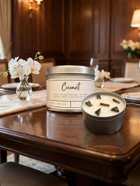 Coconut Crystal Candle
